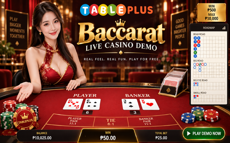 TablePlus Baccarat Live Casino Table Practice and Roadmap Analysis