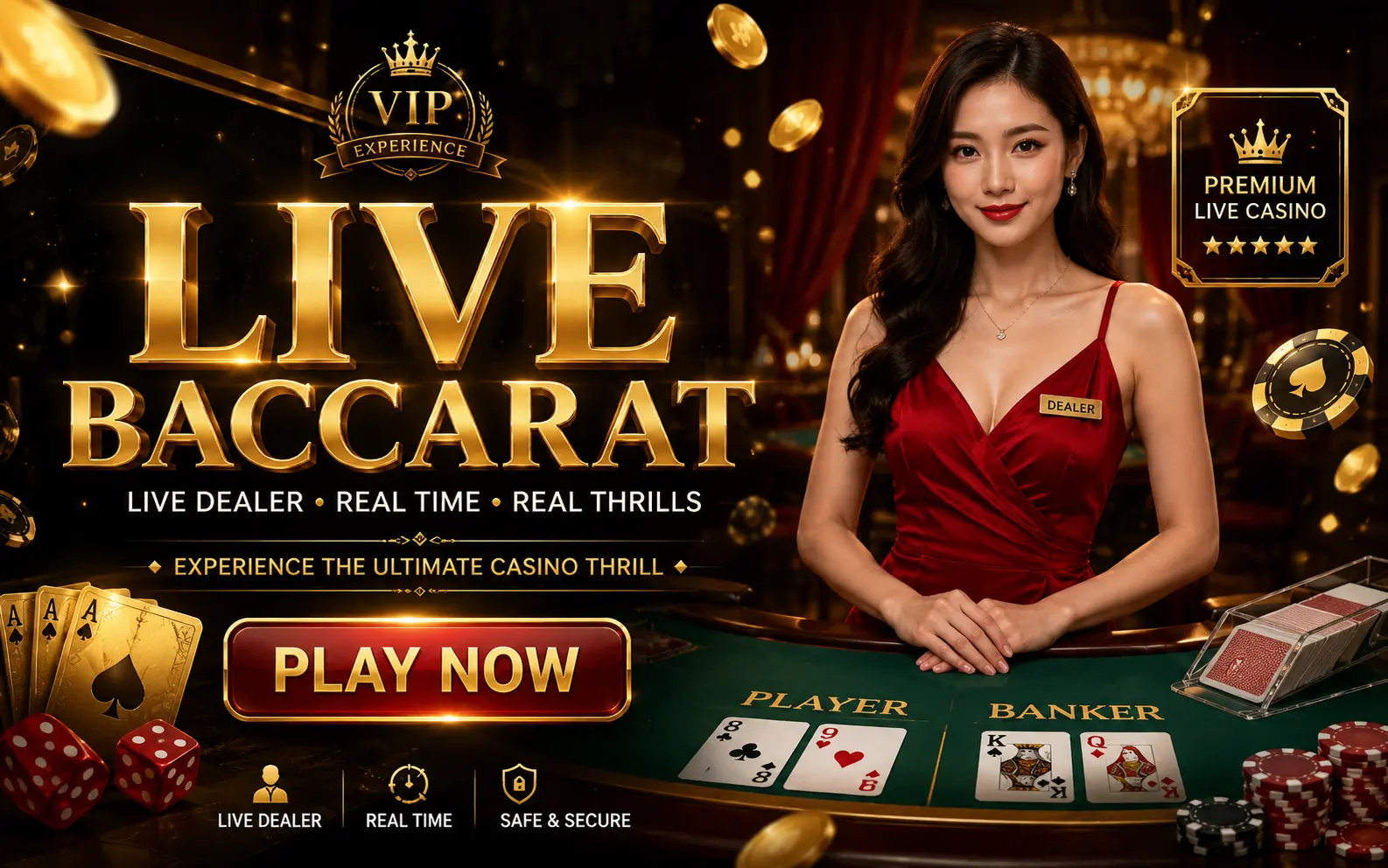 Live Casino Dealer Table