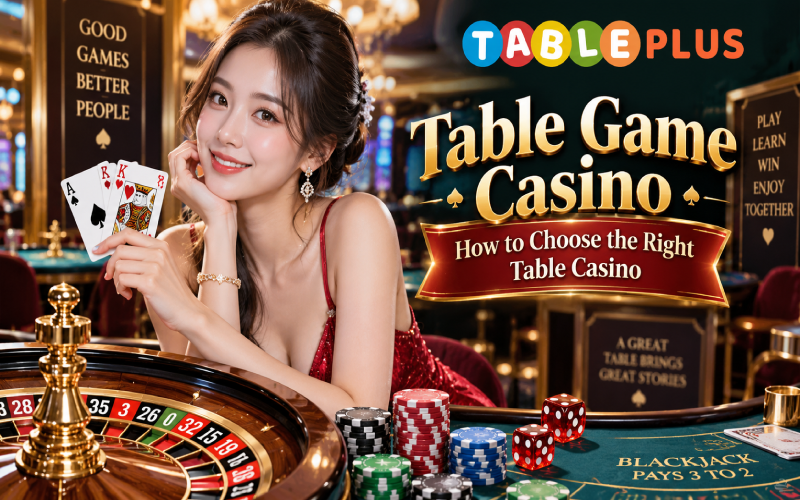 Table game casino guide featuring baccarat, blackjack and roulette