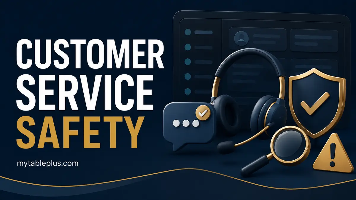 Safe Table Plus customer service channel verification