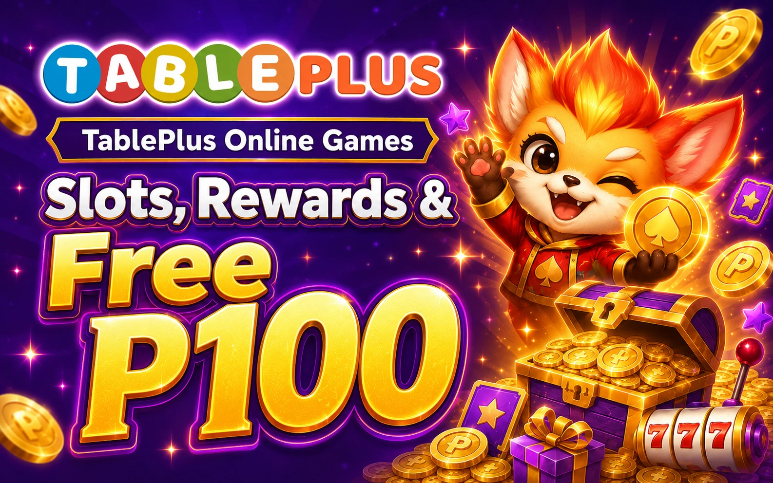 TablePlus Online Games: Slots, Rewards & Free P100