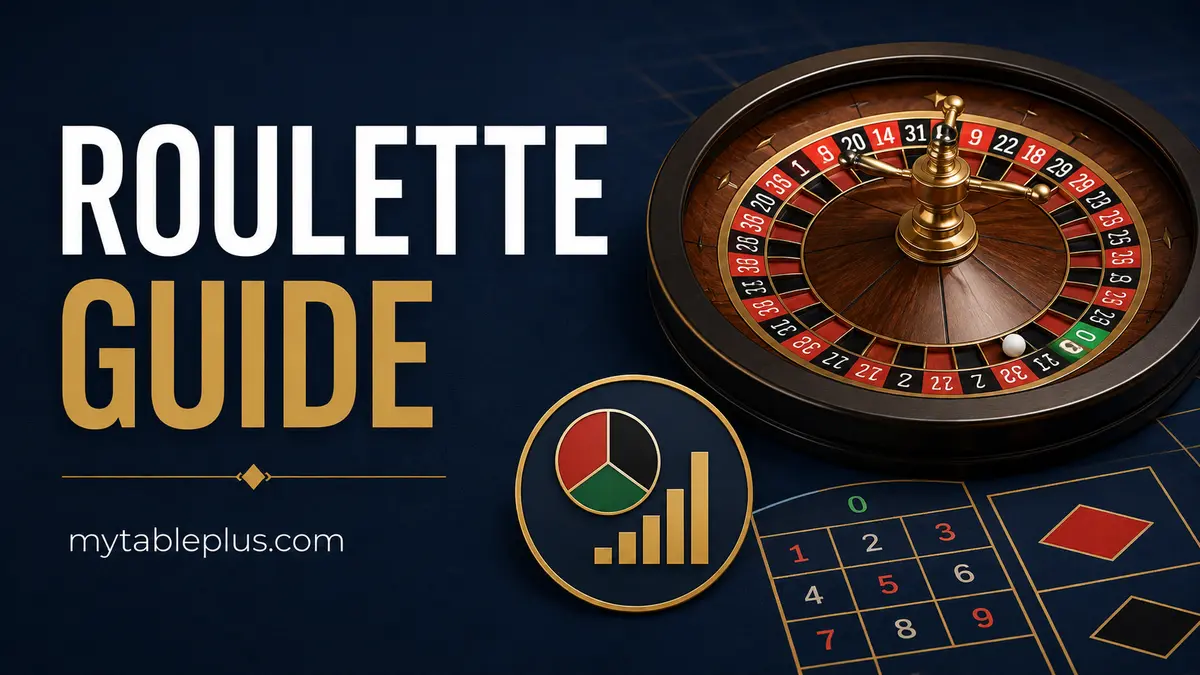 European and American roulette wheel comparison with betting layout